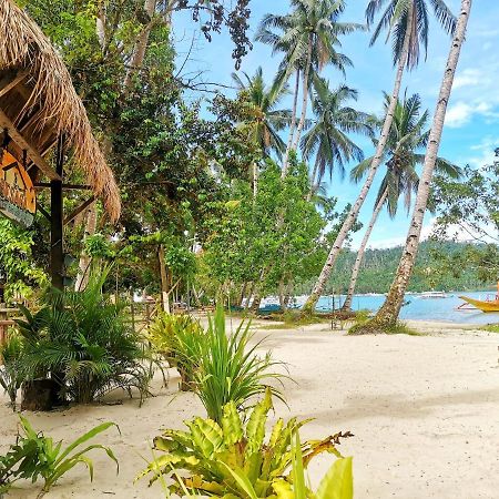 Besaga Beachfront B&B - Port Barton San Vicente  Buitenkant foto